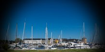 Marselisborg Havn Højsommer med fuld sol